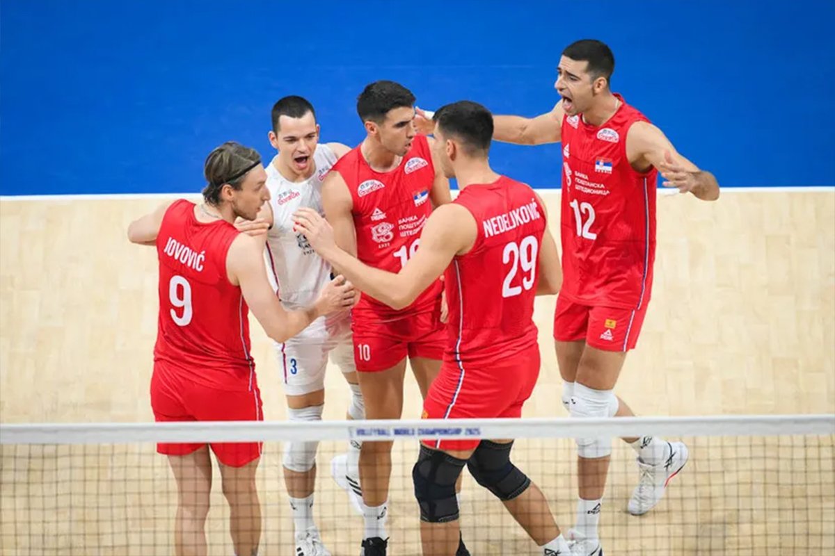 Odbojkaši Srbije u osmini finala na Svjetskom prvenstvu, pregazili Brazil