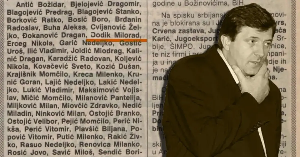 Kako je Dodik 1994. godine završio na američkoj “crnoj listi”: Je li nakon skidanja s nje postao “svjež dašak vjetra” na Balkanu? Kako je Dodik 1994. godine završio na američkoj “crnoj listi”: Je li nakon skidanja s nje postao “svjež dašak vjetra” na Balkanu?