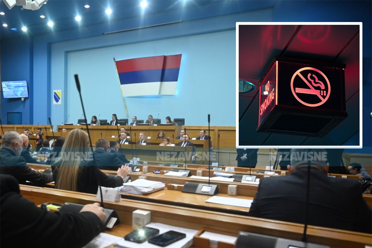 Zakon o zabrani pušenja ponovo vraćen u NSRS