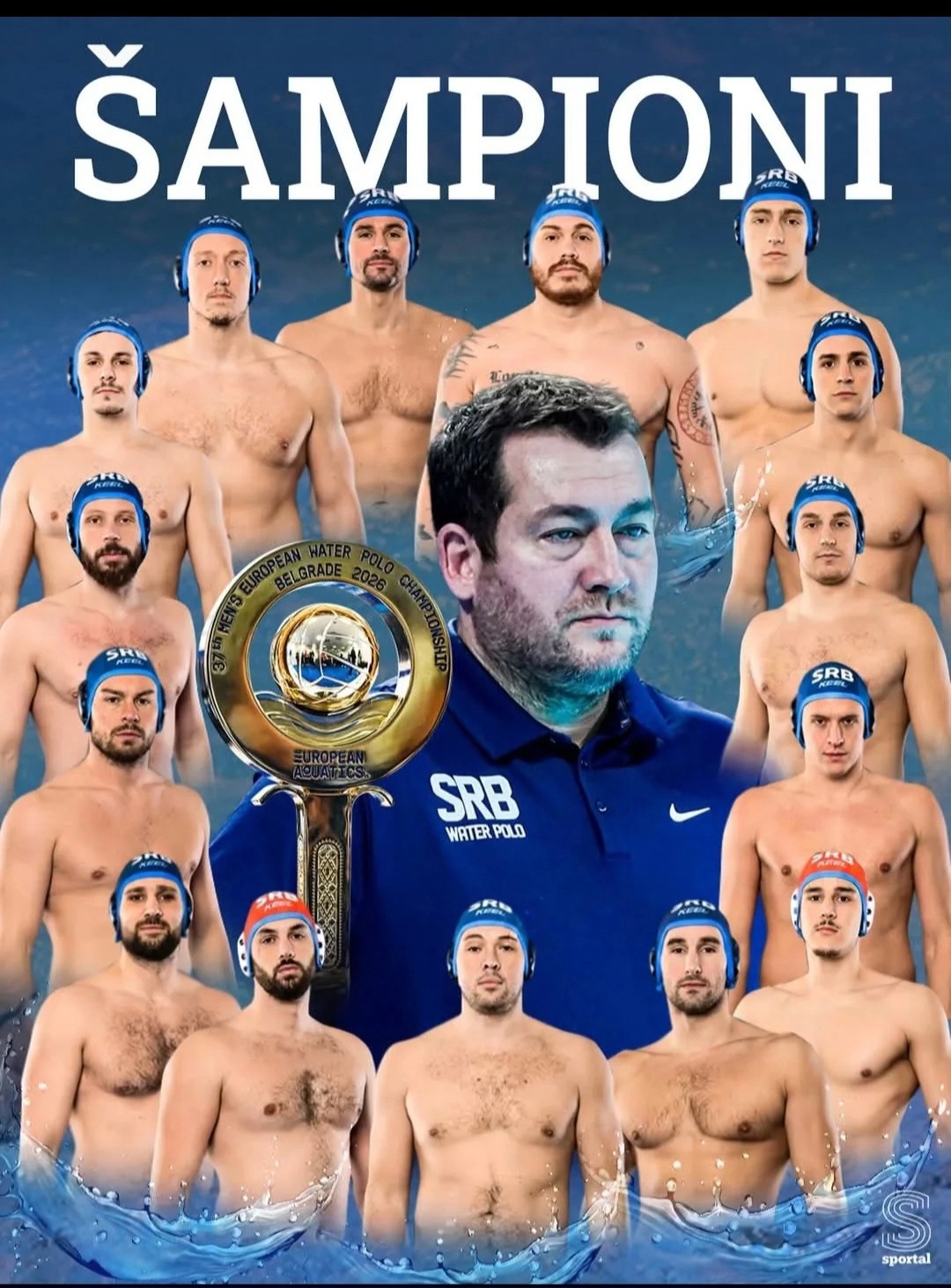 Vaterpolisti Srbije na “krovu” Evrope, “Delfini” zlatni na EP u Beogradu Vaterpolisti Srbije na “krovu” Evrope, “Delfini” zlatni na EP u Beogradu