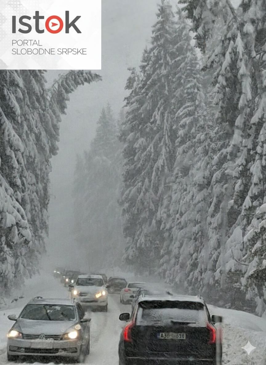 Obustavljen saobraćaj za teretna vozila preko Romanije