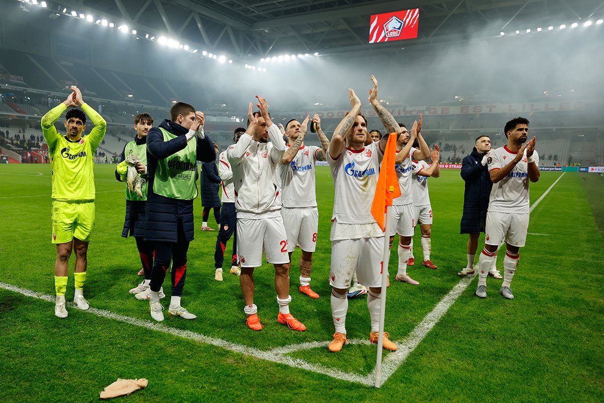 Zvezda ništa nije zaradila pobjedom u Lilu, ali je profitirala Srbija Zvezda ništa nije zaradila pobjedom u Lilu, ali je profitirala Srbija