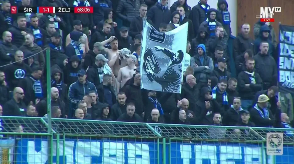 Haos u Širokom: Manijake napala policija zbog zastave o preuzimanju Grbavice nakon Dejtona