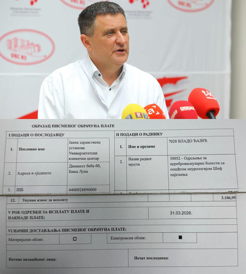 Oglasio se poslanik SNSD: Zdravstveni radnici zaslužuju veće plate