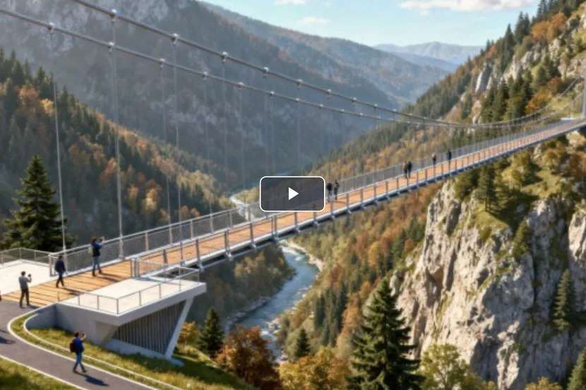 Najviši viseći most u Evropi biće izgrađen na Balkanu: Investicija iznosi 6 miliona evra