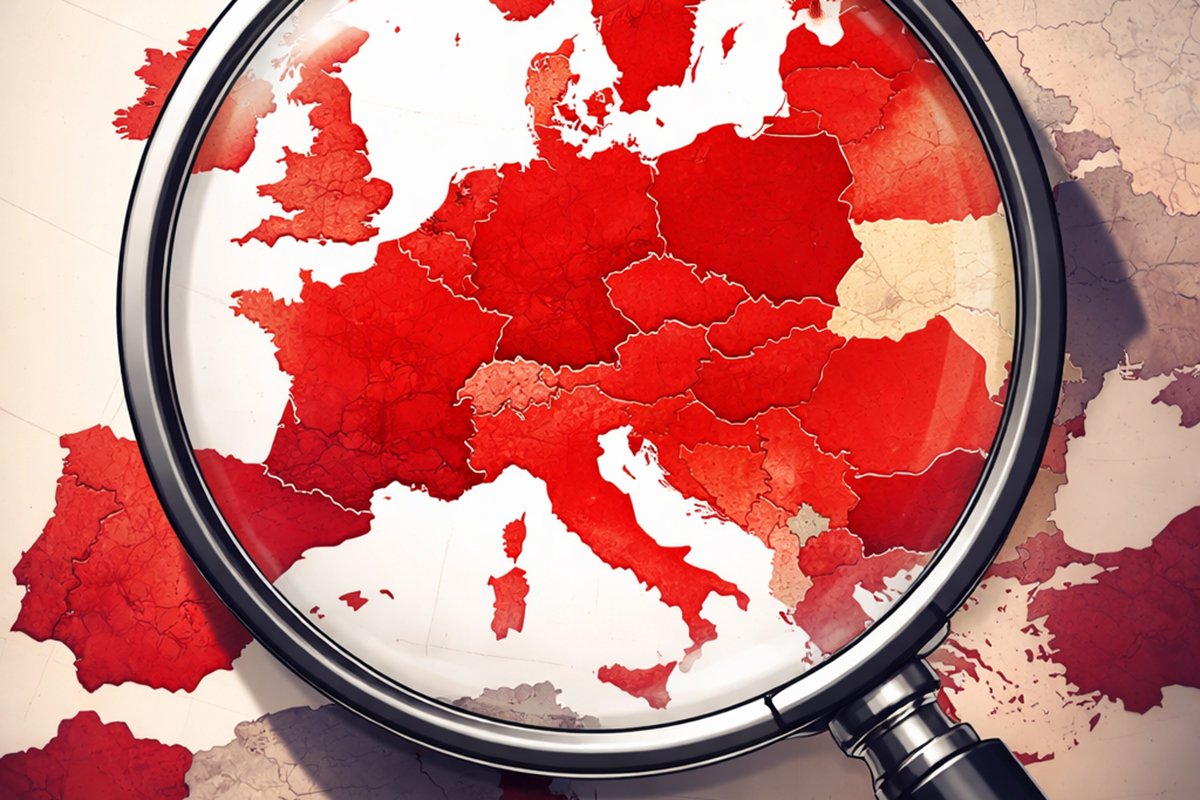 Evropa u crvenom, Balkan na ivici: BiH-1,57, Hrvatska-1,49, Srbija-1,61 (FOTO) Evropa u crvenom, Balkan na ivici: BiH-1,57, Hrvatska-1,49, Srbija-1,61 (FOTO)