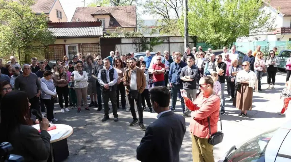 Protest mještana Lorkinog naselja u Banjaluci protiv parkinga i gradnje