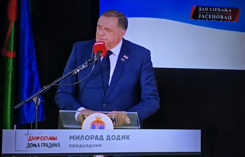 Predstavljajući se lažno Dodik zloupotreijebio komemorativni skup posvećen genocidu u Jasenovcu