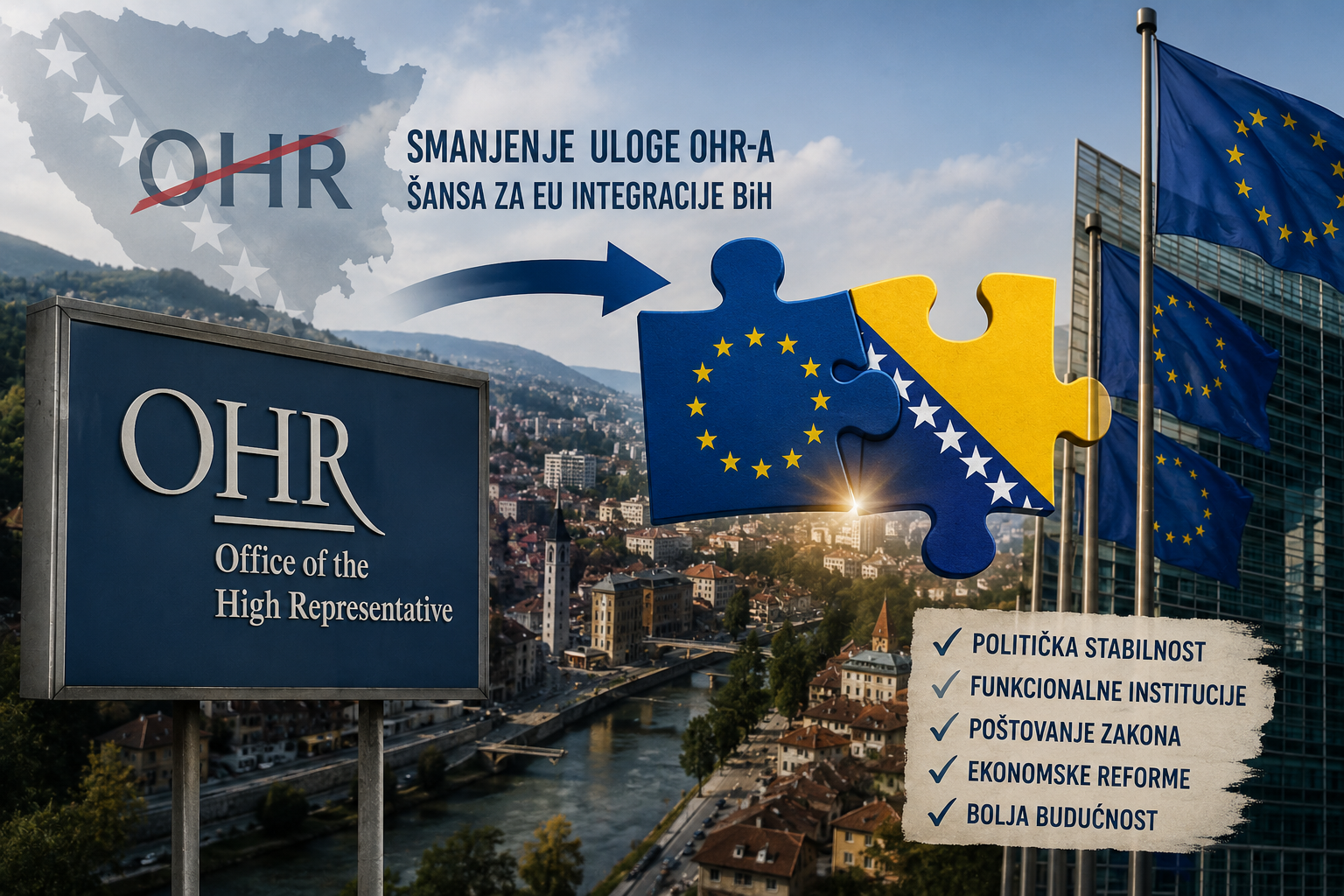 Slabljenje OHR-a i evropski put BiH: Da li se zatvara jedno političko poglavlje?