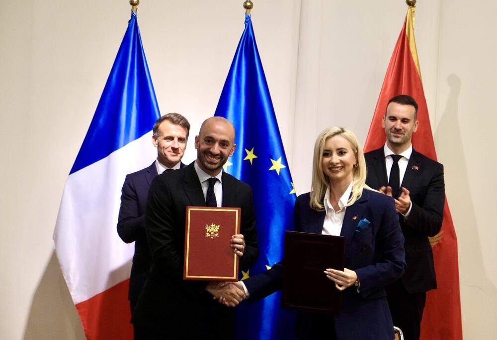 Crna Gora i Francuska potpisale više ugovora i memoranduma; Makron: Mjesto zemalja Zapadnog Balkana je prirodno u EU
